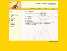 Tablet Screenshot of hautarzt-weilburg.de